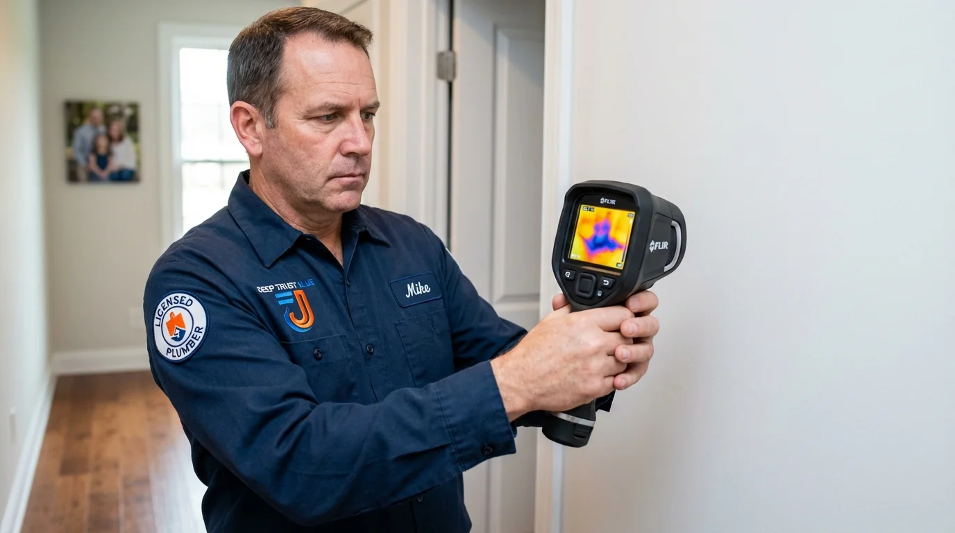 Thermal imaging leak detection by Johns Plumbing LLC in Port Jervis